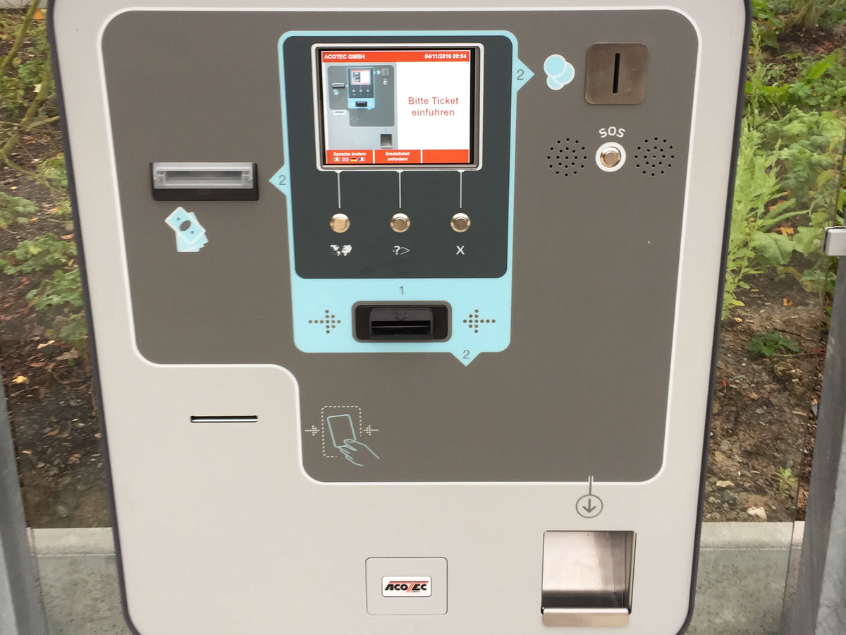 Kassenautomat mit einfacher Bedienung